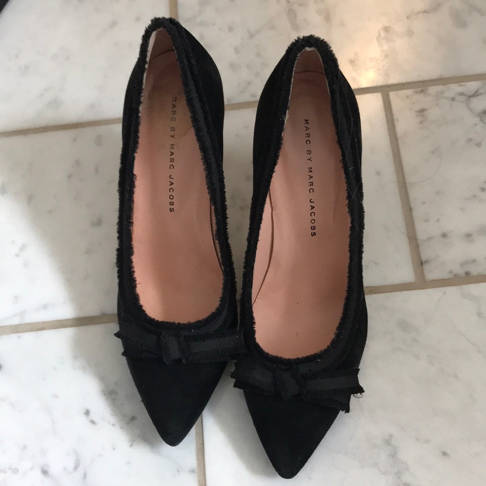 Marc by Marc Jacobs suede heels
